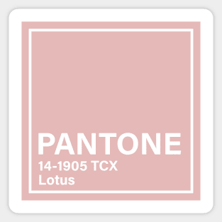 pantone 14-1905 TCX Lotus, pink Sticker